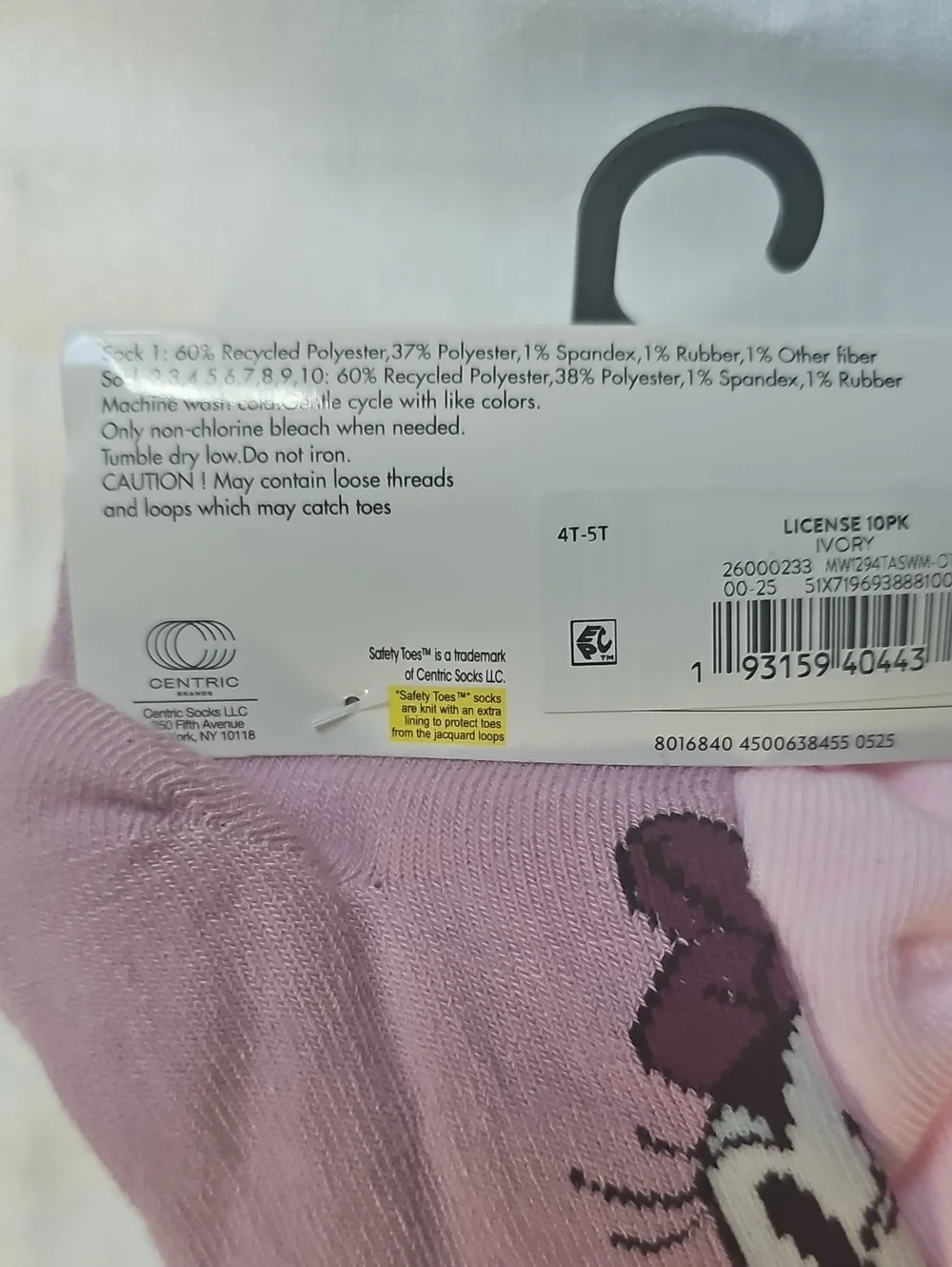 Disney-Junior Minnie Mouse Toddler Size 4T-5T Ankle Socks 10 Pair Multicolor New